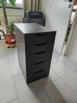 2 kusy ALEX (IKEA) šuplíky pod psací stůl