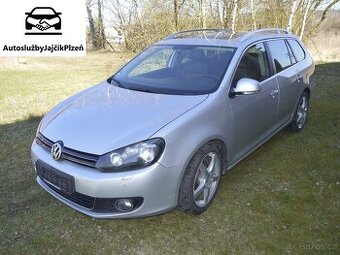 VW Golf 6 combi 2,0 103 kw Panorama Kůže Highline