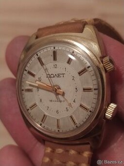 Pánské hodinky POLJOT SIGNÁL s mechanickým budíkem👍👍👍