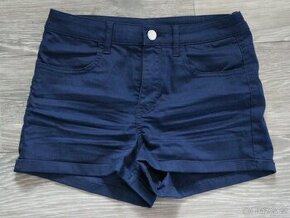 Dívčí plátěné šortky H&M