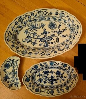Original Bohemia ZWIEBELMUSTER porcelán - cibulák