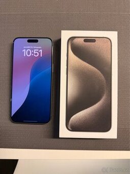 Apple IPhone 15 Pro Max - přírodní titan 256GB