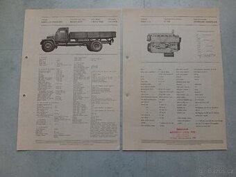 Praga V3S, S5T - technické listy - doprava v ceně
