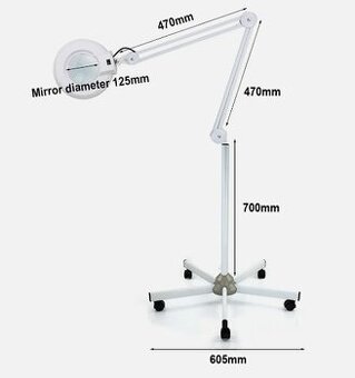 LED zvětšovací lampa se stojanem – 8×, 24 W (zánovní)