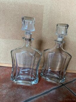 Skleněná láhev - flakon od Metaxy - 1