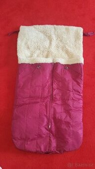 Retro teplý dětský fusak - beránek