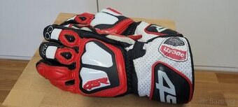 4SR závodní rukavice vyrobený na zakázku s designem Ducati