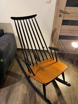 Retro finské houpací křeslo 1960