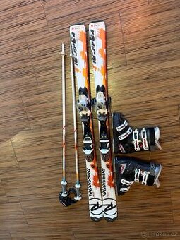 Lyže 140+boty39+hůlky110