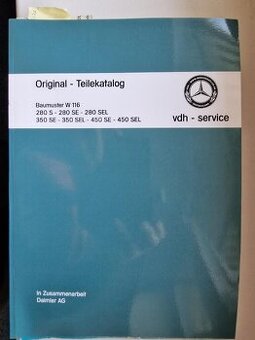 Mercedes W 116  návod k obsluze