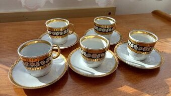 Vintage šálky a podšálky 2.pol.20. stol.