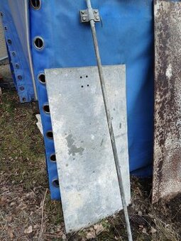 Hromosvodová zemnící deska a tyč