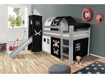 DĚTSKÁ POSTEL SE SKLUZAVKOU