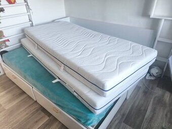 DOVOZ MOŽNÝ 2x matrace 90x200x17cm