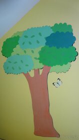 Pěnová dekorace strom - 1