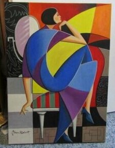 ROBERT JIRAN / PRETTY WOMAN / 70 x 50 cm / Olejomalba