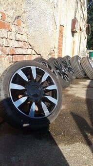 Alu SAT 17" 5x100+ 5x112 letni pneu 225/45