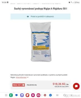 Suchý vyrovnávací podsyp