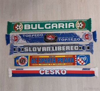 Fotbalové a hokejové šály - 1
