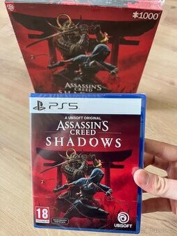PS5 Assassin’s Creed Shadows + 1000ks Puzzle NOVÉ