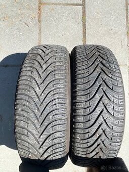Dvě zimní pneu Kleber 185/65/15