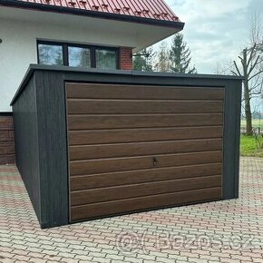 Plechová garáž 3,5 x 6 m