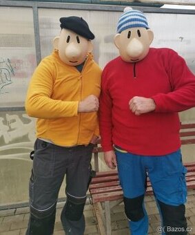 Kostým Pat a Mat na karneval, maškarní