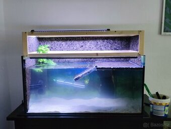 Kompletní set akvárium/želvárium