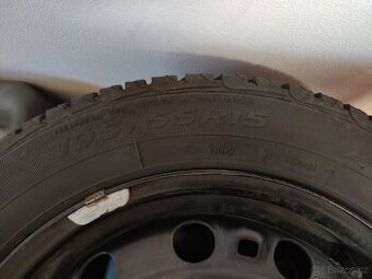 Letní pneu i s disky 195/55 r15 škoda Roomster/ fabie... - 1