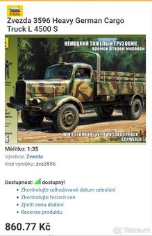 Zvezda Mercedes L4500