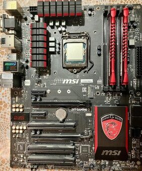 MSI Z97 Gaming 3 + Intel i7 4770 + 16GB Ram