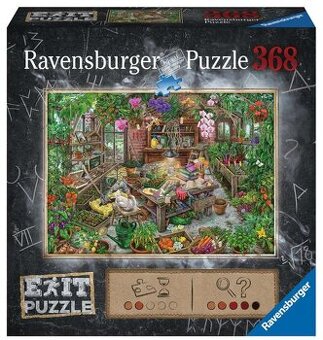 Puzzle Ravensburger 368 exit Ve skleníku