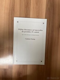 Učebnice - Dějiny literatury (Prokop)