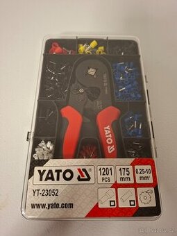 Krimpovací kleště YATO 175 mm, sada