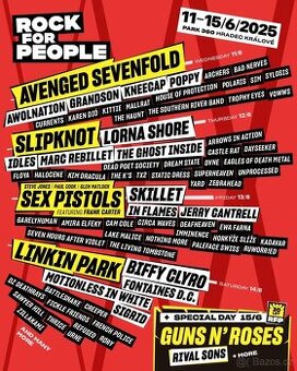 Dve vstupenky na Rock for People