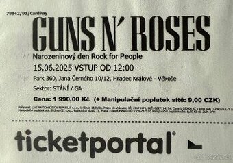 GUNS N’ ROSES 15.6.2025 Hradec Králové