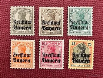 Známky Bayern 1919 