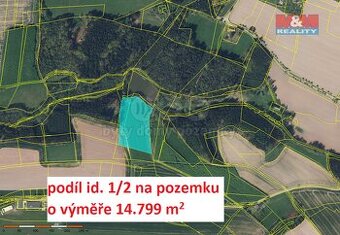 Prodej pole, 14799 m², Velké Poříčí