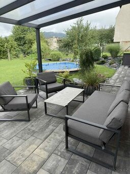 Zahradní hliníková souprava Lounge