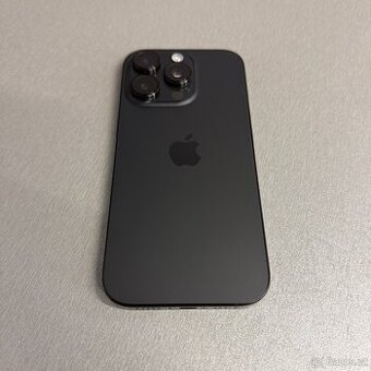iPhone 16 Pro 128GB černý, pěkný stav, 12 měsíců záruka