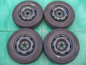 4x Disky Fabia I 5x100 R14+Letní Pneu 185/60R14:Cena za sadu