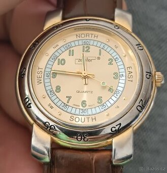 Luxusní hodinky Philip Zepter Quartz _NOVÁ BATERIE👍👍👍