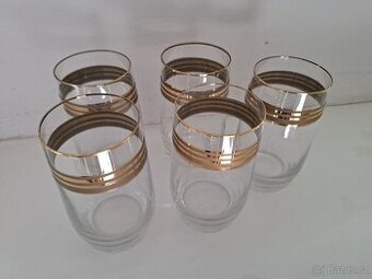 Retro skleničky různé druhy