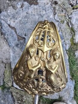 VZÁCNÁ STARÁ NÁMOŘNÍ ŠAVLE RAKOUSKO UHERSKO ' SOLINGEN