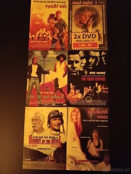 6x DVD s filmy z 80. let