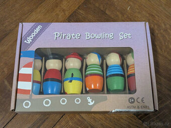 small foot Dřevěné mini kuželky Piráti