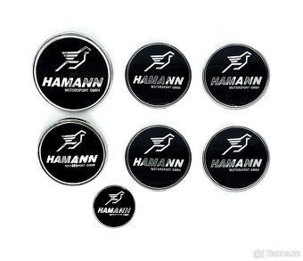 BMW znaky a pokličky celá sada Hamann Motorsport
