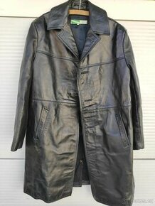 Pánský kožený kabát, Mongolsko, vel. 50