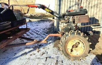 vari 2T s převodovkou, kultivátorem, pluhem