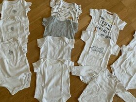 Značkové dětské body - 12 ks, 62